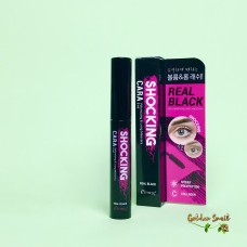 Tушь для выразительного объёма и удлинения ресниц Esthetic House Shocking Cara Volumizing & Long Mascara Real