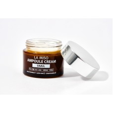 Ампульный крем для лица с экстрактом слизи улитки La Miso Ampoule Cream Snail 50 мл