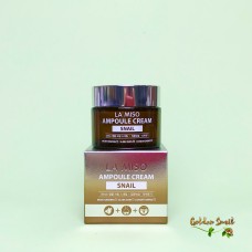 Ампульный крем для лица с экстрактом слизи улитки La Miso Ampoule Cream Snail 50 мл