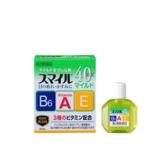 Капли для глаз с аминокислотами и витаминами B6, A, E Lion Summairu Mild 15 мл