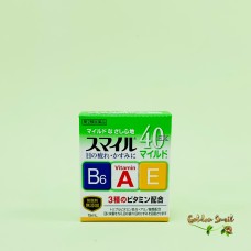 Капли для глаз с аминокислотами и витаминами B6, A, E Lion Summairu Mild 15 мл