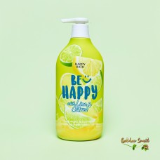 Гель для душа с экстрактом лайма и цитрусов Happy Bath Be Happy Smile Body Wash лайм 900 мл